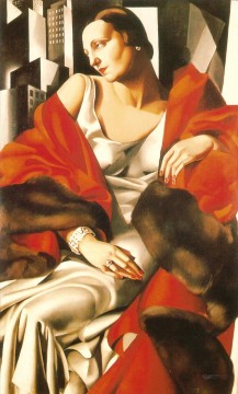  Tamara Lienzo - retrato de la señora Boucard 1931 contemporánea Tamara de Lempicka